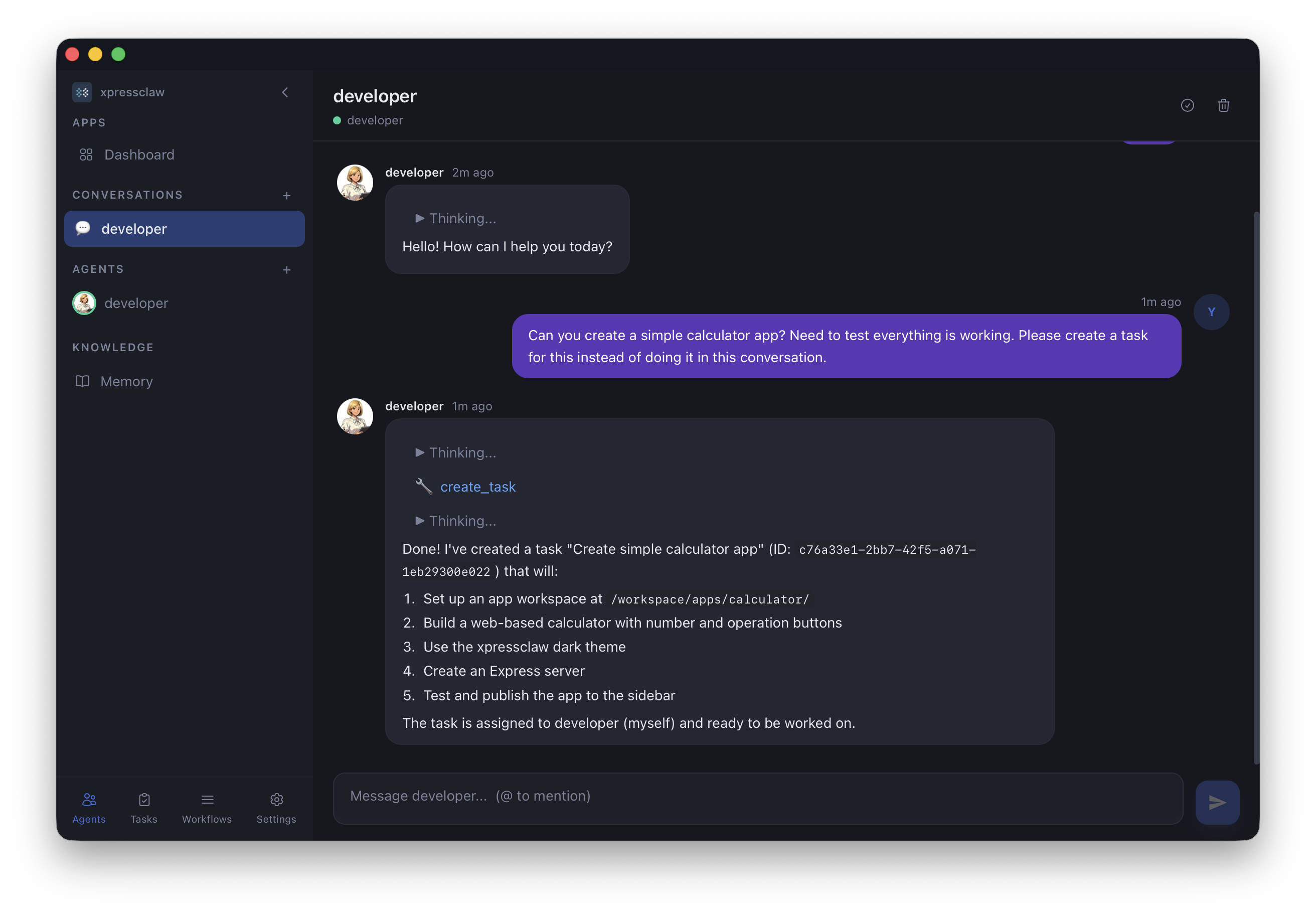 XpressCLAW screenshot 1