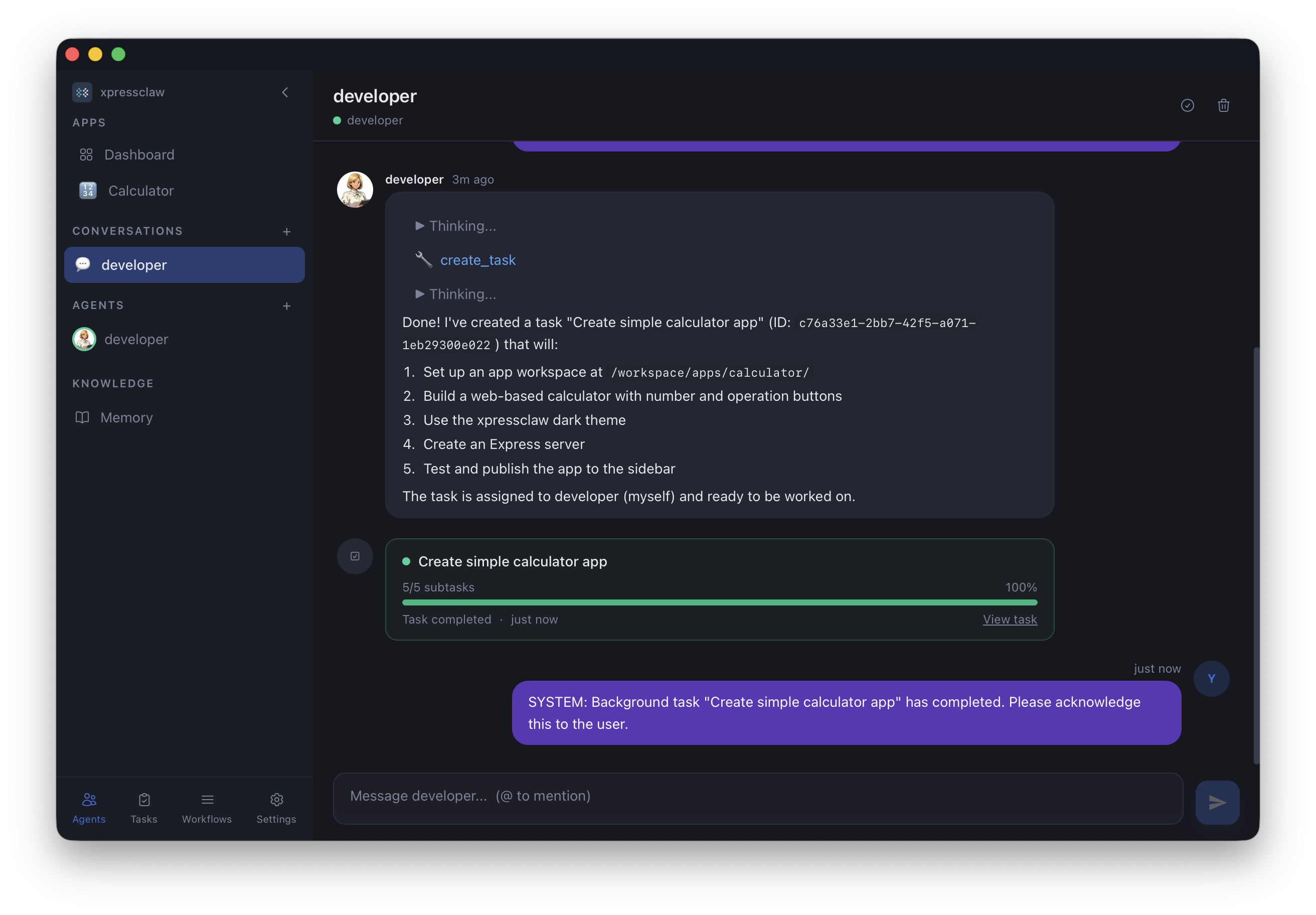 XpressCLAW screenshot 2