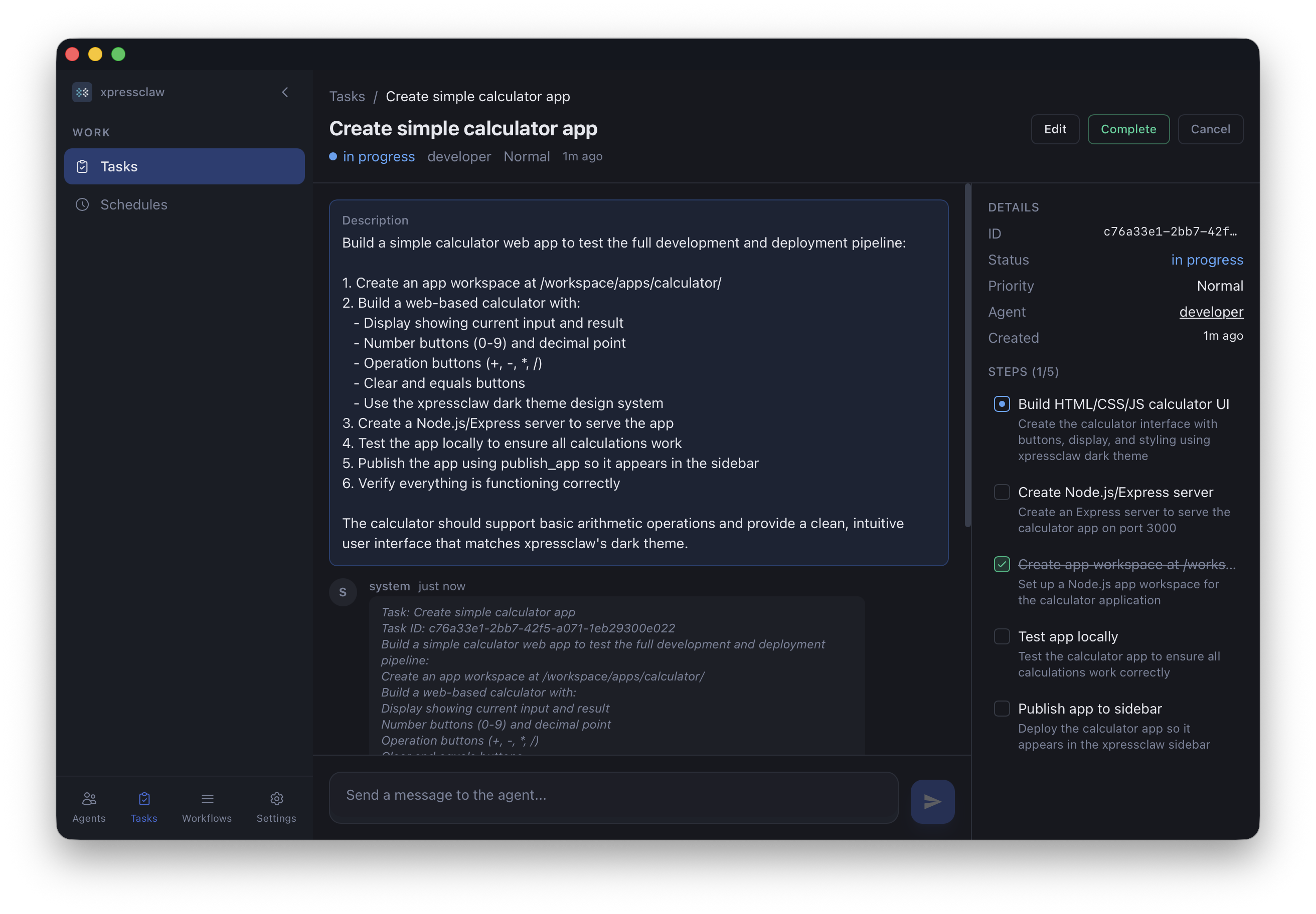 XpressCLAW screenshot 3